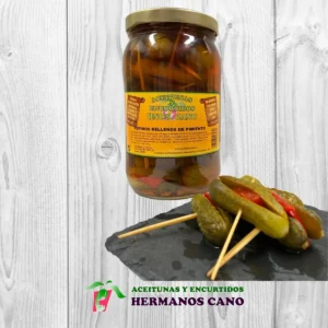Conserva de Pepinillos Rellenos de Pimiento